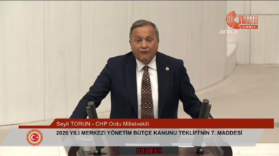 CHP Ordu Milletvekili Seyit Torun, "AK Parti’nin 23 yıllık iktidarında