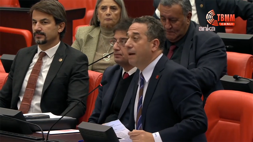 TBMM Genel Kurulu'nda konuşan CHP Grup Başkanvekili Ali Mahir Başarır,