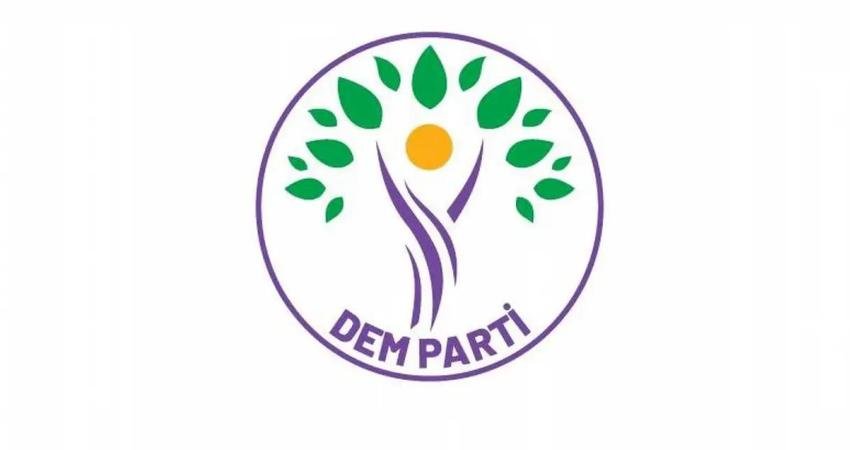 DEM Parti'den yapılan yeni asgari ücrete tepki gösterilen açıklamada "2025