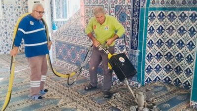 Yumurtalık Belediyesi, Adana Büyükşehir Belediyesi’nin katkılarıyla ilçedeki camilerde gerçekleştirdiği detaylı