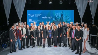 IF Wedding Fashion İzmir kapsamında düzenlenen Gelinlik Tasarım Yarışması’nı kazanarak