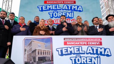 Sancaktepe Belediyesi tarafından Fatih Mahallesi’nde inşa edilecek Fatih Cemevi’nin temel