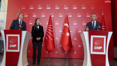 CHP Genel Başkanı Özgür Özel, DEM Parti Eş Genel Başkanları