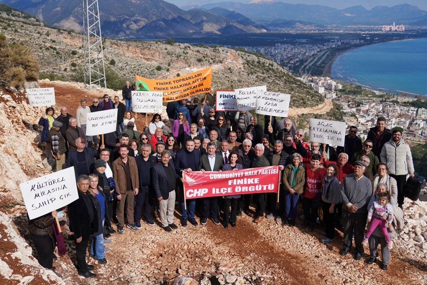 Antalya'nın Finike ilçesine bağlı Boldağ Mahallesi Gökliman mevkisinde açılması planlanan