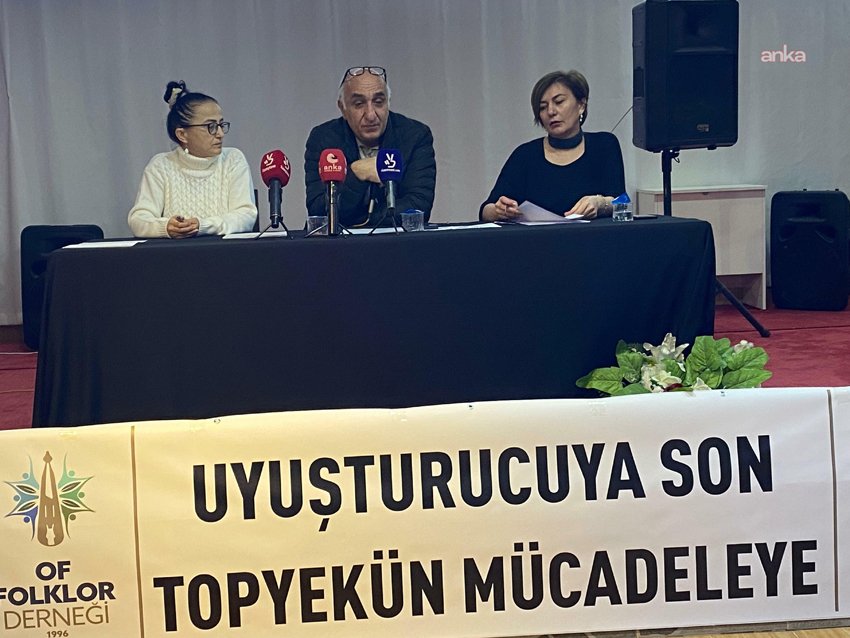 Trabzon'un Of ilçesinde uyuşturucu kullanımıyla topyekün mücadele temasıyla çok sayıda