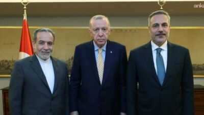 İran Dışişleri Bakanı Abbas Arakçi, Cumhurbaşkanı Recep Tayyip Erdoğan ve
