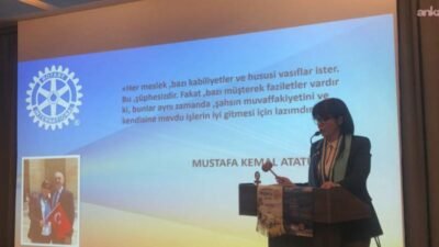 Adana Rotary Kulubü'nün bilim, sanat ve sinemada meslek ödülleri sahiplerini