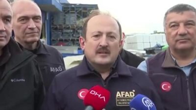 AFAD Başkanı Ali Hamza Pehlivan, İzmir'de etkili olan yağış ve sele
