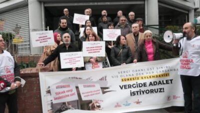 Birinci basamak sağlık çalışanları “vergide ve gelirde adalet” talebiyle 54’üncü