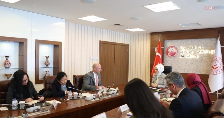 Aile ve Sosyal Hizmetler Bakanı Mahinur Özdemir Göktaş, UNICEF Türkiye
