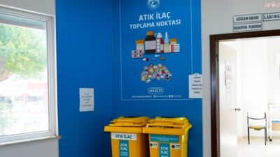 Alanya Belediyesi’nin kullanılmayan ve son kullanma tarihi geçmiş ilaçların çevreye