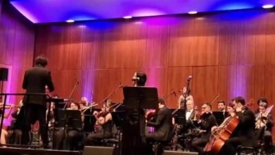 Hatay Akademi Senfoni Orkestrası, Almanya’nın Aalen kentinde depremden etkilenen çocuk