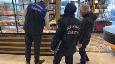 Altındağ Belediyesi Zabıta Müdürlüğü görev başında… Ekipler yılbaşı gecesinin sorunsuz