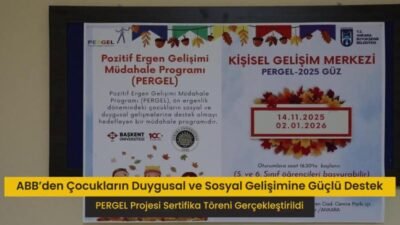 Ankara Büyükşehir Belediyesi (ABB), çocukların sosyal ve duygusal gelişimine destek