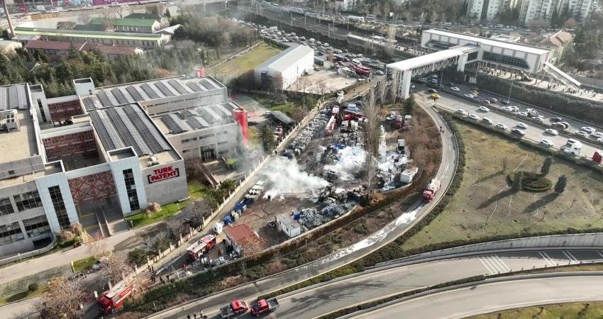 Ankara Gazi Mahallesi'ndeki Emniyet Yediemin Otoparkı’nda çıkan yangında, ilk belirlemelere göre