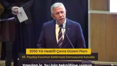 Ankara Büyükşehir Belediyesi, kentin tümünü kapsayan 2050 yılı hedefli 1/100.000
