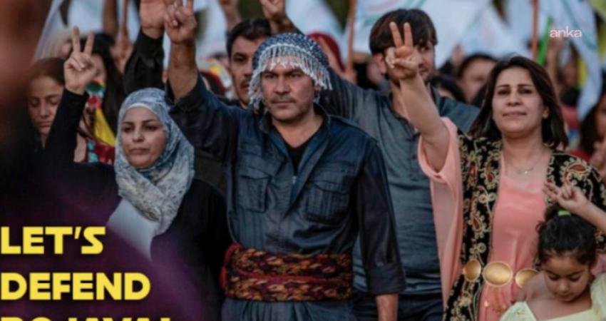 Avrupa’daki 72 kurumdan ‘Suriye’ açıklaması: Tüm ilerici, demokratik, özgürlükçü güçleri Rojava’yla dayanışmaya çağırıyoruz Avrupa genelindeki 72 kurum ve dernek tarafından Suriye'de yaşanan olaylarla