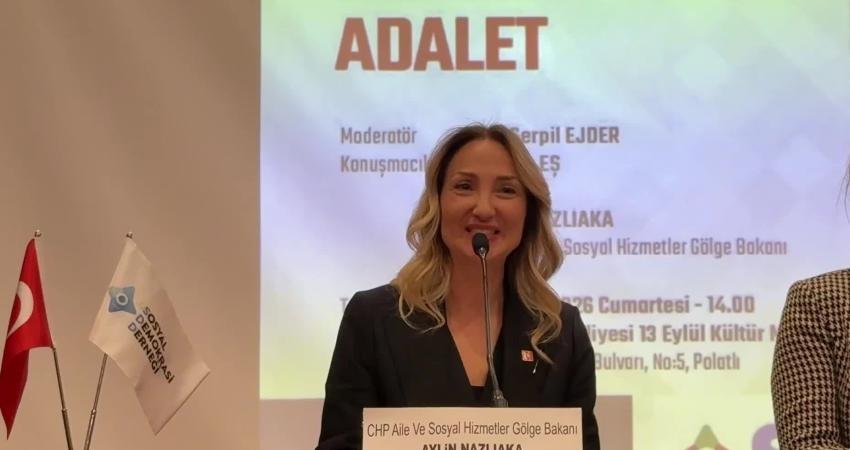 CHP Aile ve Sosyal Hizmetler Politika Kurulu Başkanı Aylin Nazlıaka,