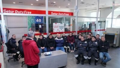 Ayvalık deniz hudut kapısında görev yapan özel güvenlik personeline yönelik