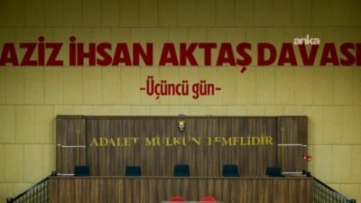 İstanbul 1. Ağır Ceza Mahkemesi'nce Silivri'de görülen Aziz İhsan Aktaş