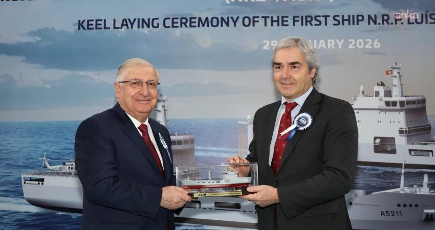 Milli Savunma Bakanı Yaşar Güler,ve Portekiz Savunma Bakanı Nuno Melo,