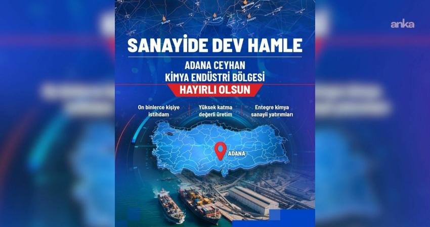 Bakan Kacır: “Ceyhan’daki Endüstri Bölgesi’ni önümüzdeki dönemde entegre kimya sanayii yatırımlarının adresi yapacağız” Sanayi ve Teknoloji Bakanı Mehmet Fatih Kacır, "Ceyhan’da kurduğumuz Endüstri