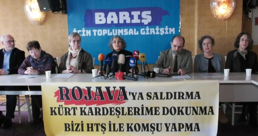 Barış İçin Toplumsal Girişim Suriye'deki gelişmelerle ilgili Taksim'de bir otelde