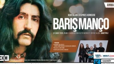 Kadıköy Belediyesi, Türk müziğinin unutulmaz ismi Barış Manço'yu, ölümünün 27'nci