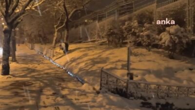 Başkent Ankara’da yeni yılın ilk gününde gece saatlerinde başlayan ve