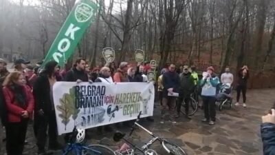 Kuzey Ormanları Savunması, Belgrad Ormanı'nda eylem yaptı. İstanbul Barosu Çevre