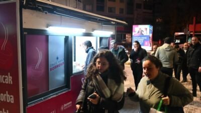 Bornova Belediyesi, soğuk kış günlerinde Bornova ve Stadyum Metro istasyonlarında
