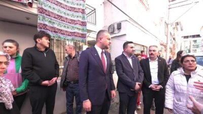 Buca’da etkili olan şiddetli sağanak yağışların ardından Buca Belediye Başkanı