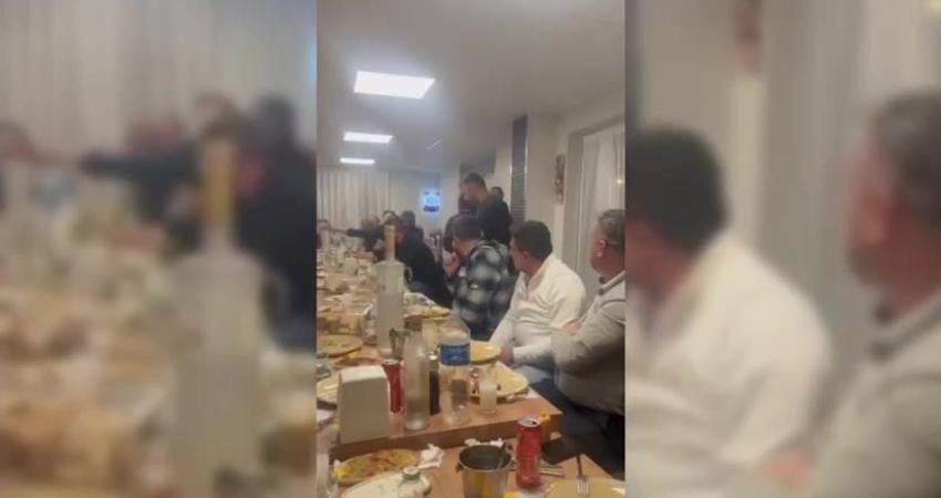 Burdur’un Gölhisar ilçesinde restoranda alkol masasında sela okunmasına ilişkin görüntülerin