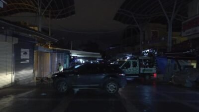 Bursa Büyükşehir Belediyesi, Tarihi Çarşı ve Hanlar Bölgesi'nde gece saatlerinde