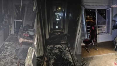 Bursa Büyükşehir Belediyesi İtfaiye Dairesi Başkanlığı ekipleri, İnegöl ilçesinde bir