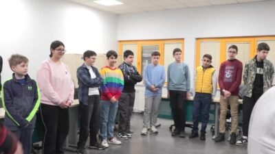 Bursa Büyükşehir Belediyesi’nin “Yarıyıl Şenliği” etkinliklerine katılan öğrenciler, BURULAŞ tesislerini