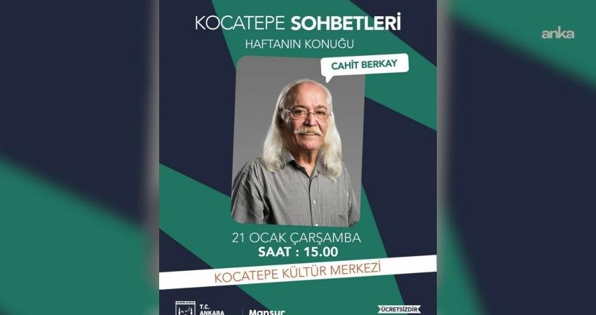 Ankara Büyükşehir Belediyesi (ABB), "Kocatepe Sohbetleri"ne Türk müziğinin usta ismi