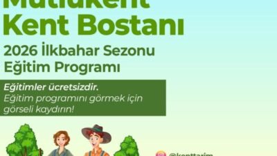 Çankaya Belediyesi’nin bu yıl 15'inci dönemine giren "Kent Bostanı" ilkbahar