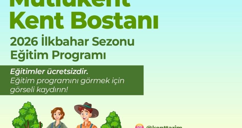 Çankaya Belediyesi’nin bu yıl 15'inci dönemine giren "Kent Bostanı" ilkbahar