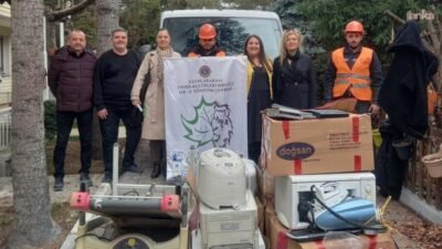 Çankaya Belediyesi’nce hayata geçirilen "Atık Elektrikli ve Elektronik Eşyaların Toplanması