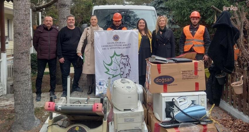 Çankaya Belediyesi’nce hayata geçirilen "Atık Elektrikli ve Elektronik Eşyaların Toplanması