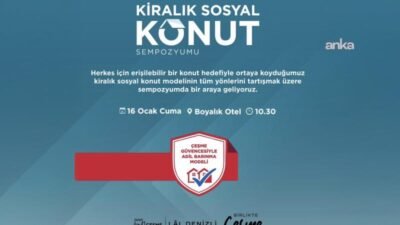 Çeşme Belediyesi, barınma hakkını sosyal adalet, eşit yurttaşlık ve sürdürülebilir kent