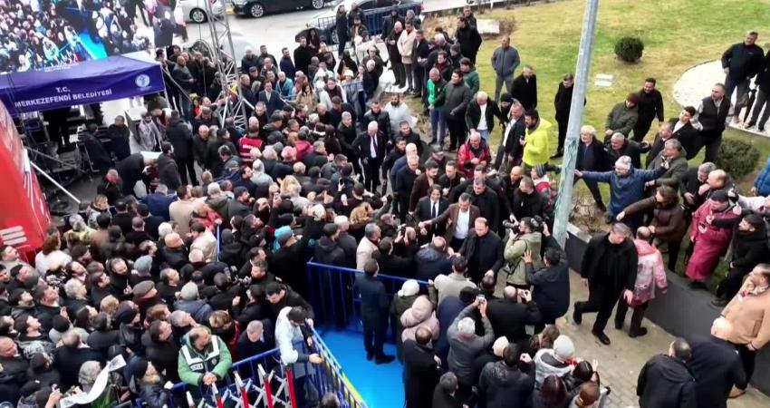 CHP Genel Başkanı Özgür Özel, Denizli'de partisince düzenlenen mitingin ardından, Selçukbey