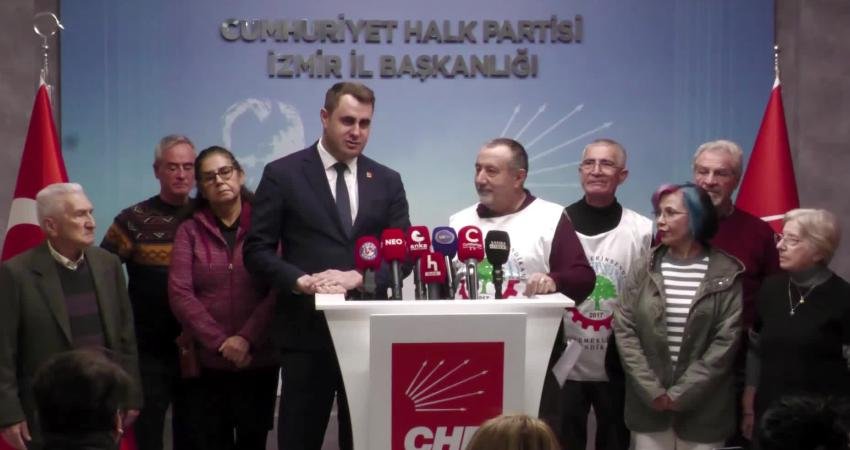 CHP İzmir İl Başkanı Çağatay Güç, Tüm Emeklilerin Sendikası İzmir