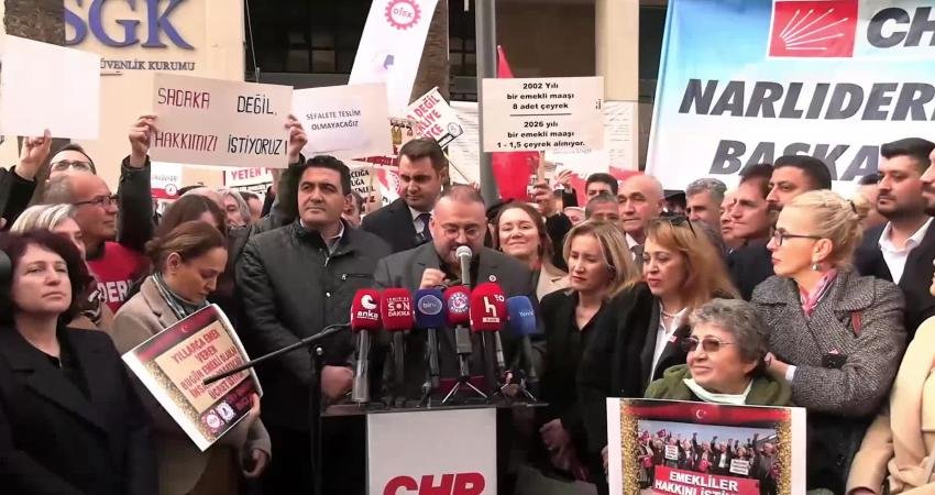 CHP Genel Başkan Yardımcısı Ulaş Karasu, emekli hakları için partisinin