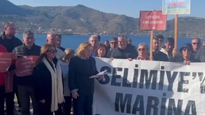 CHP Marmaris İlçe Örgütü, Selimiye Koyu’nda yapılması planlanan marina projesine