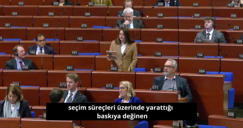 CHP’li Bankoğlu, AKPM Genel Kurulunda konuştu: Belediye başkanlarımıza yönelik tutuklamalar mahkemeler yoluyla yapılan bir sivil darbedir CHP Bartın Milletvekili Aysu Bankoğlu, "Türkiye'de artık demokrasiye yönelik soyut