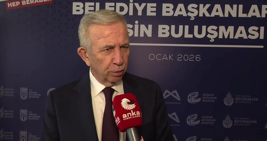 Ankara Büyükşehir Belediye (ABB) Başkanı Mansur Yavaş,  "Belediyelerimizle ilgili