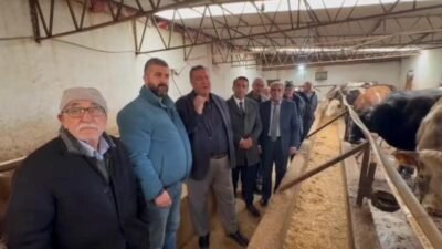 Haymana’da hayvancılıkla uğraşan üreticilerle bir araya gelen CHP Niğde Milletvekili