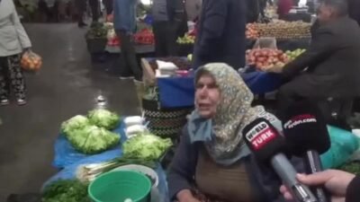 CHP Aydın Milletvekili Evrim Karakoz, Aydın'ın Bozdoğan ilçesinde pazar ziyaretinde